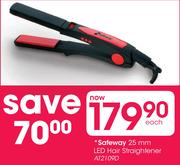 Safeway 25mm LED Hair Straightener(AT2109D)-Each
