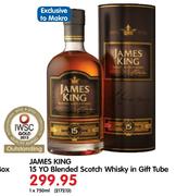 James King 15 Yo Blended Scotch Whisky in Gift Tube-750ml
