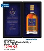 James King 30 Yo Blended Scotch Whisky in Wooden Gift Box-750ml