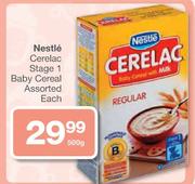 Nestle Cerelac Stage 1 Baby Cereal Assorted-500g Each