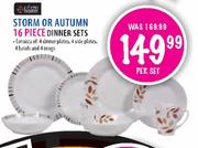 Always Home Storm Or Autumn Dinner Sets-16 Piece