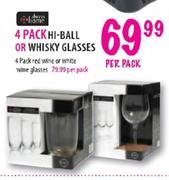 Always Home Red Wine Or White Wine Glasses-4 Pack