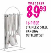 Stainless Steel Hanging Cuttlery Set-16 Piece