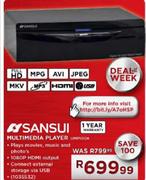 Sansui Multimedia Player (UMP1004)