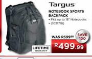 Targus Notebook Sports Backpack