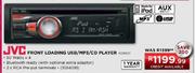 JVC Front Loading USB/MP3/CD Player (KDRS21)
