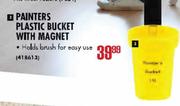 Academy Painters Plastic Bucket With Magnet