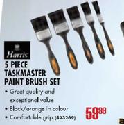 Harris 5 Piece Taskmaster Paint Brush Set 