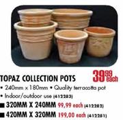 Topaz Collection Pots-420x320mm each
