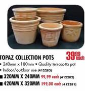 Topaz Collection Pots-320x240mm each
