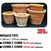 Monaco Pots-320mm x 240mm  Each