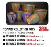 Topiary Collection Pots-170.5mm x 170.5mm Each