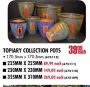 Topiary Collection Pots-225mm x 225mm Each
