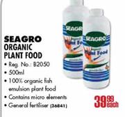 Seagro Organic Plant Food-500ml