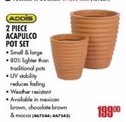 Addis Acapulco Pot Set-2 Piece