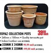 Topaz Collection Pots-420mm x 320mm Each