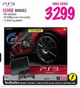 PS3 320GB Bundle + Gran Turismo + Extra Dual Shock Controller