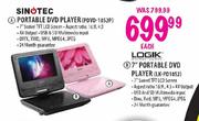Sinotec Portable DVD Player-7" (PDVD-1052P)