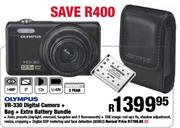 Olympus VR-330 Digital Camera + Bag + Extra Battery Bundle