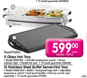 Russell Hobbs Glass Hot Tray