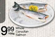 Whole Canadian Salmon-100gm