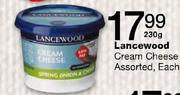 Lancewood Cream Cheese Assorted-230gm