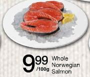 Whole Norweglan Salmon-10gm
