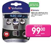 Verbatim 8GB Audio USB Flash Drive