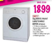 Defy White Front Load Tumble Dryer-5Kg(DTD252)