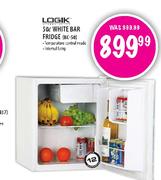 Logik White Bar Fridge-50Ltr