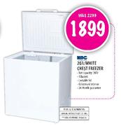 Kic White Chest Freezer-207Ltr