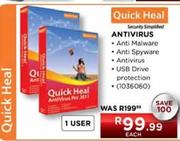 Quick Heal Antivirus (1 User)