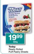 Today Ready Rolled Puff Pastry Sheets-800g