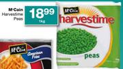 McCain Harvestime Peas-1kg 