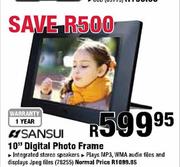 Sansui 10" Digital Photo Frame