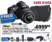 Nikon D3100 Twin Lens Kit Digital Camera Bundle + Free Camera Training