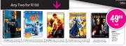 DVD's- (Bourn Identity, Happy Feet, Step Up, Megamind, Iron Man)-each