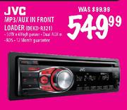 JVC MP3/Aux In Front Loader (DEKD-R321)