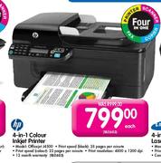 HP 4-In-1 Colour Inkjet Printer-Each
