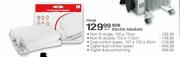 SCE Electric Dual Control Queen Blanket-187x155x40cm
