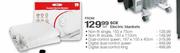 SCE Electric Non Fit Double Blanket-150x110cm