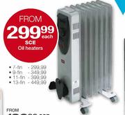 SCE 9 Fin Oil Heater-Each