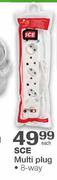 SCE 8 Way Multi Plug-Each