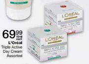 L'Oreal Triple Active Day Cream Assorted-50ml-Each