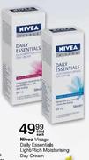 Nivea Visage Daily Essentials Light/Rich Moisturising Day Cream-500ml-Each