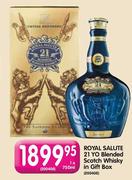 Royal Salute 21 Yo Blended Scotch Whisky In Gift Box-1*750ml