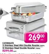 Catermate Stainless Steel Double Roaster