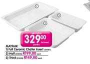 Mayfair Half Ceramic Chafer Insert-Each