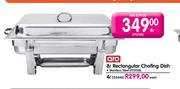 Aro Rectangular Chafing Dish-8Ltr
