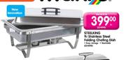 Steelking Stainless Steel Folding Chafing Dish-9Ltr